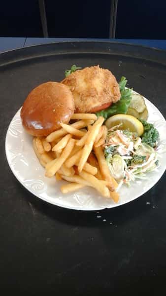 Fish Sandwich Lunch The Sailing Cow American Restaurant in