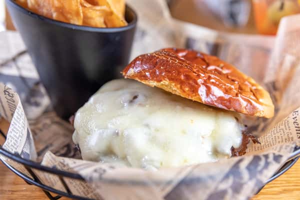 Mushroom and Swiss Burger