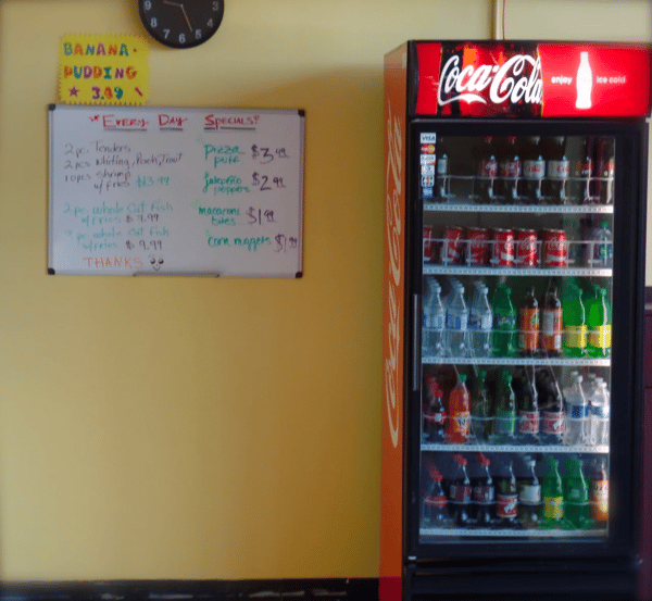 specials and beverages