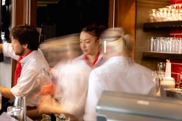 Bartenders at Opening Cocktail
