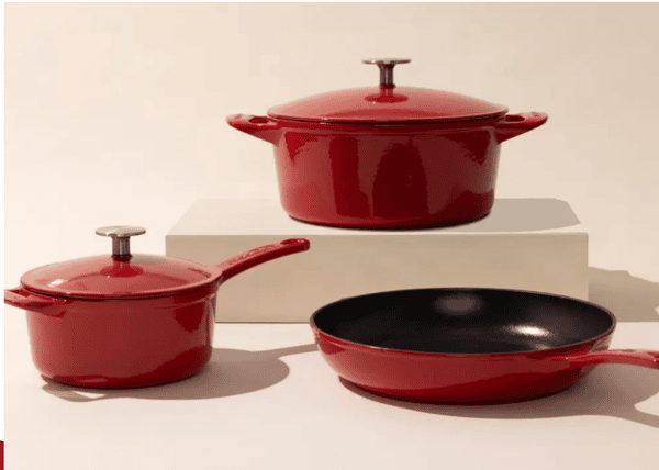 5-Piece Enameled Cast Iron Set