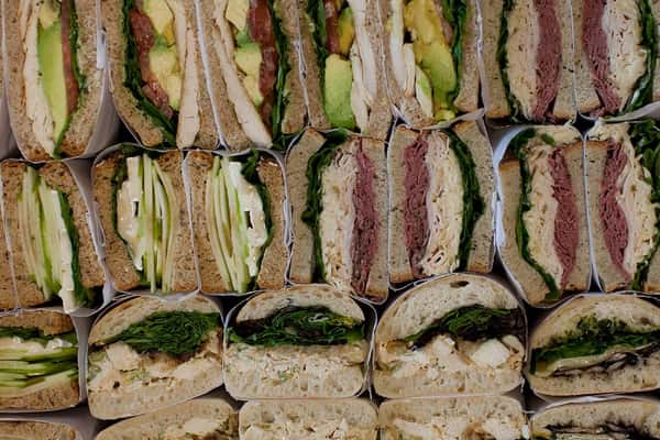 assortment of sandwiches
