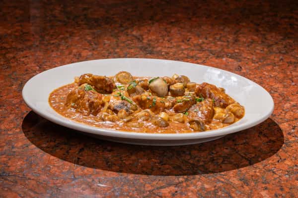 Calf’s Liver Saute with Mushrooms