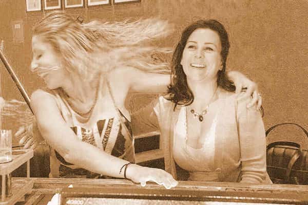 Women enjoying their time at Sporting Life Bar