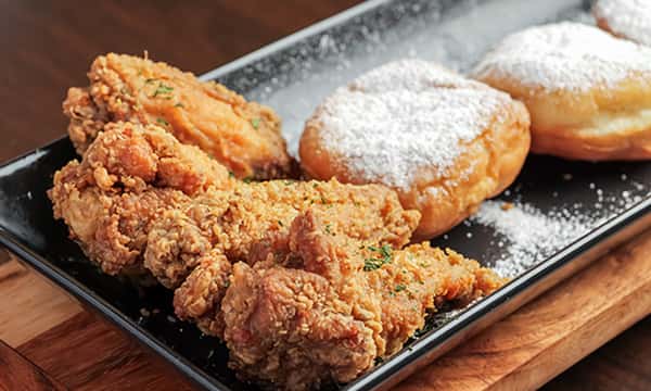 The Magnolia (4 Southern Creole wings & 3 Beignets)