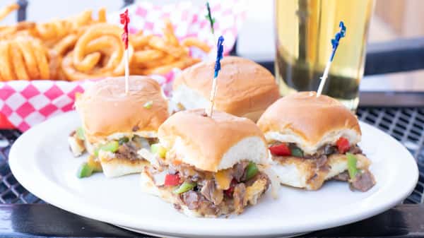 Philly cheesesteak Slider