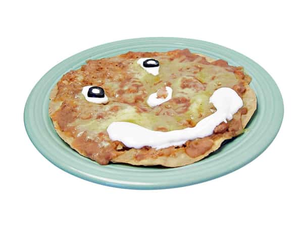 Kid's Mexican Pizza Face