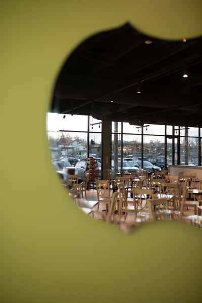 Interior of Syrup looking out into the dining area
