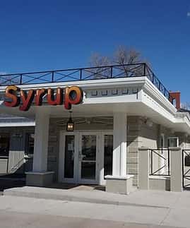 Exterior view of Syrup restaurant