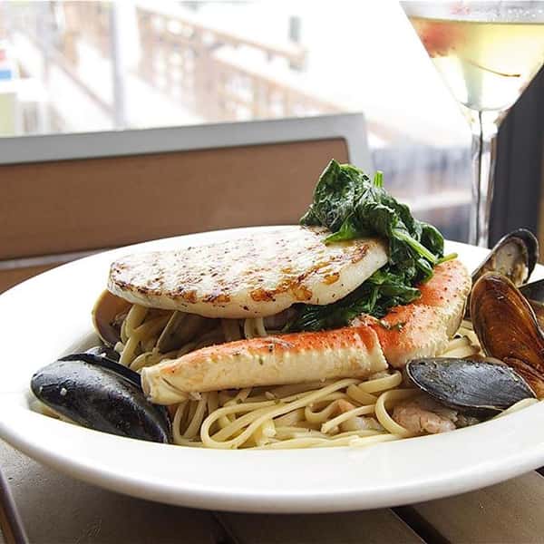 Freshly made seafood