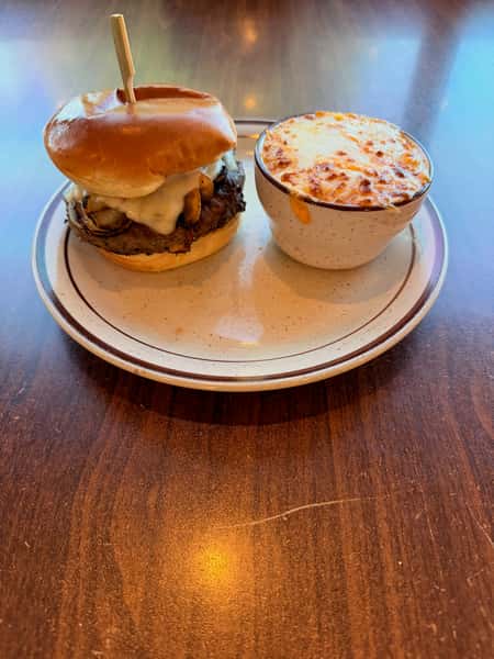 Mushroom Swiss Burger*