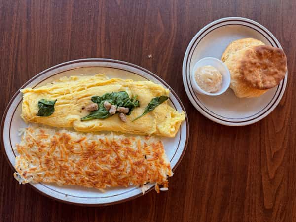 Spinach Omelette