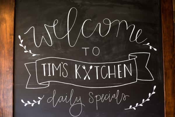 chalkboard sign