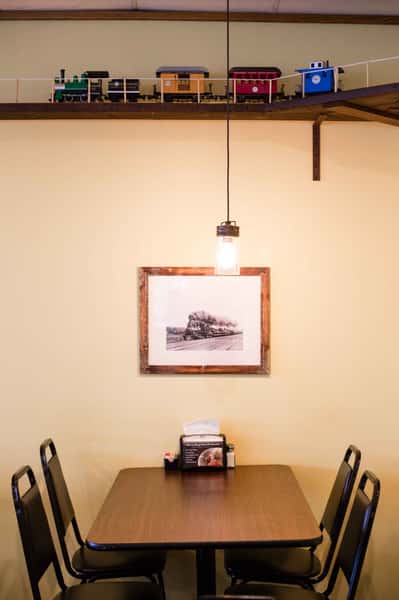 table with train