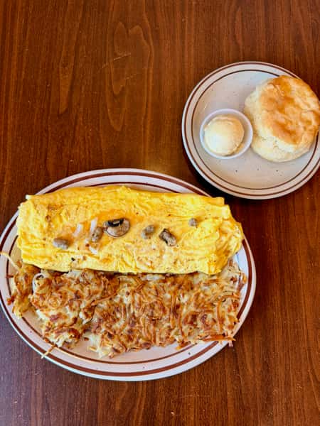 Sausage & Cheddar Omelette