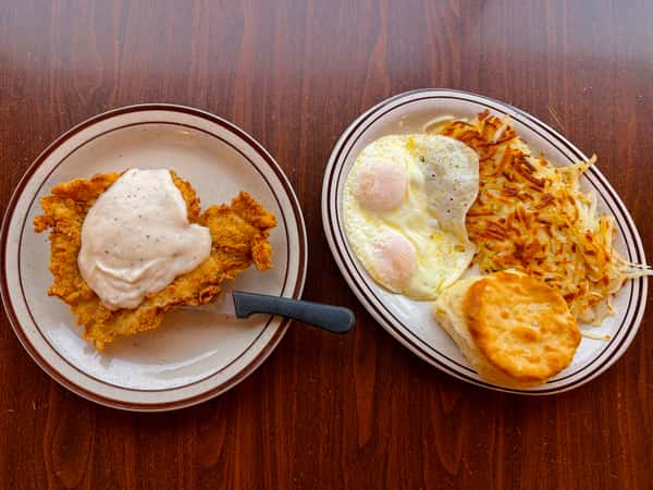 Chicken Fried Chicken & Eggs