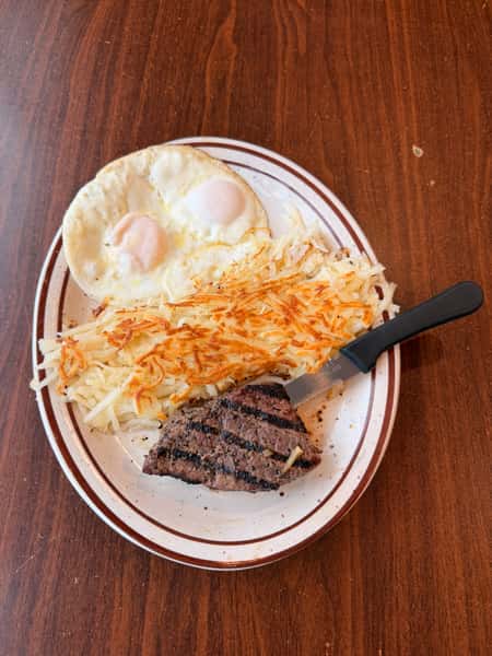 Sirloin Steak & Eggs