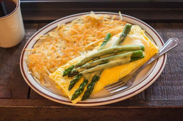 Ham & Asparagus Omelette