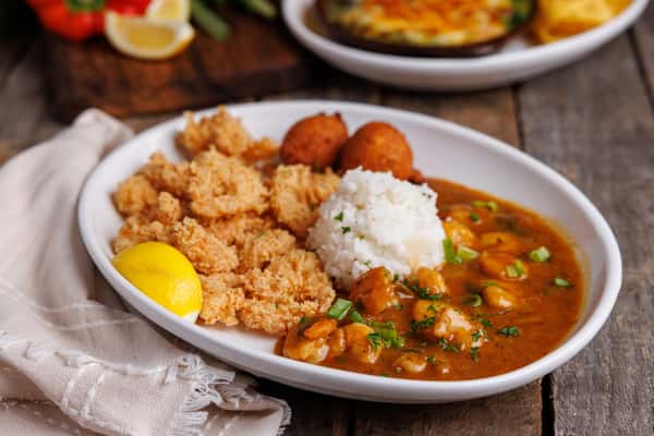 1/2 Shrimp & 1/2 Shrimp Etouffee