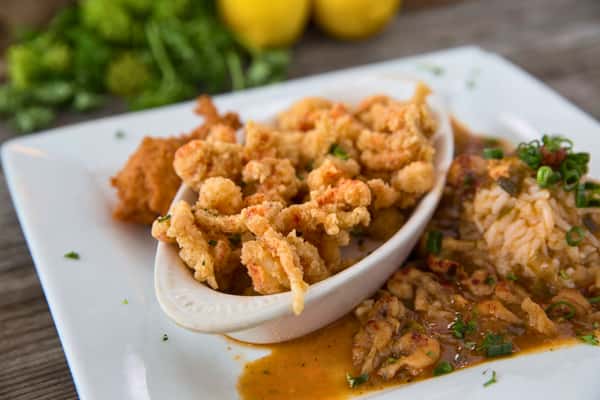1/2 Crawfish & 1/2 Crawfish Étouffée