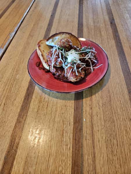 Arribiata Meatballs