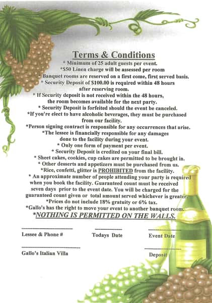 Terms & Conditions