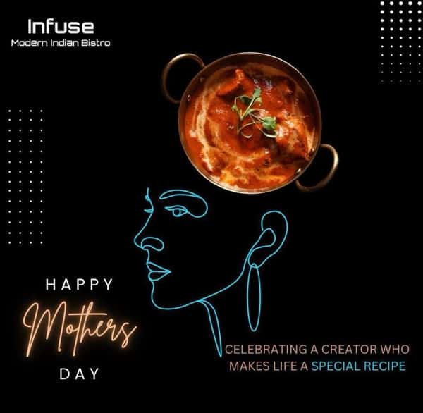 Celebrate the most important woman in your life with a special Mother’s Day Menu 🌹👩

✨ Beautiful dishes
✨ Elegant dining experience
✨ Perfect for family celebrations

📅 13 · 14 · 15 March
💷 £29.95 per person

Enjoy favourites including:
• Butter Chicken
• Infuse Dum Biryani
• Lobster Tail Coconut Curry
• Delicious desserts to share

🥂 Glass of Rosé Prosecco Bellini available

📍 Infuse Lounge

📞 Book your table now: 01727 899446

Or reserve online:
🌐 https://www.infuselounge.co.uk

⚠️ Limited tables available – early booking recommended

#MothersDay #InfuseLounge #MothersDayDining #RestaurantUK #FamilyDining