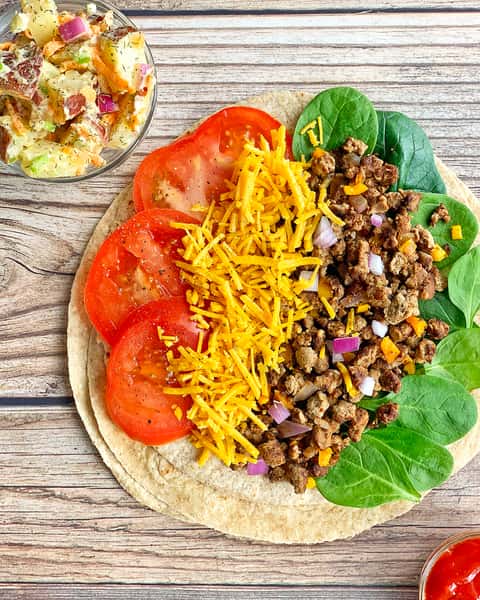 cheeseburger-wrap
