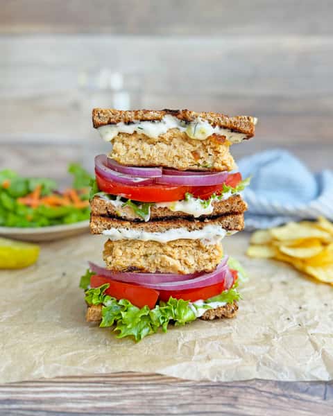 Crabby Pattie Sandwich