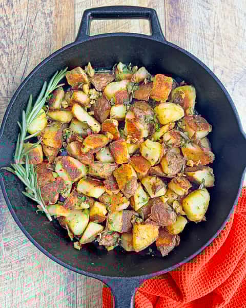 Roasted Garlic Fingerling Potatoes