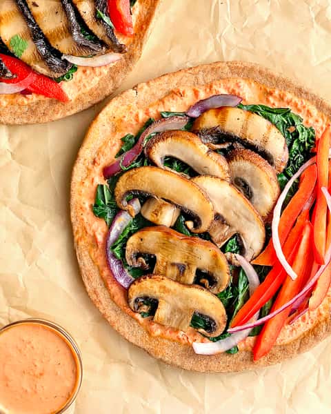 Portobello Mushroom Wrap