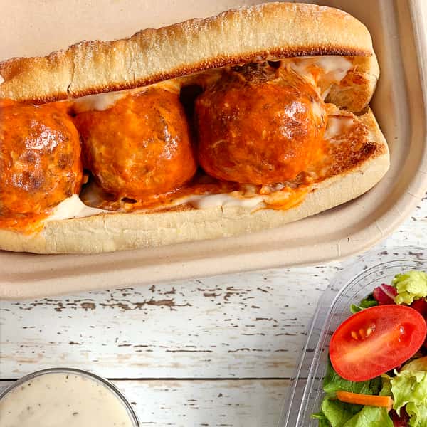 Buffalo Meatball or Chick'n Sandwich