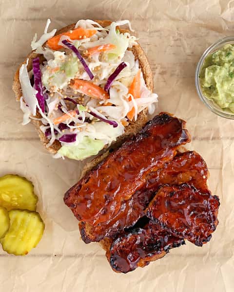 BBQ Jerk Seitan Sandwich