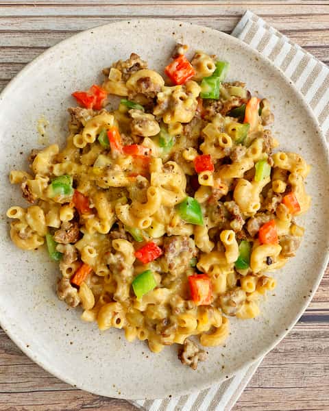 CheeseBurger Mac N' Cheese