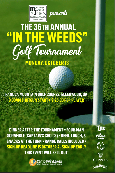 flyer for golf tournament '25