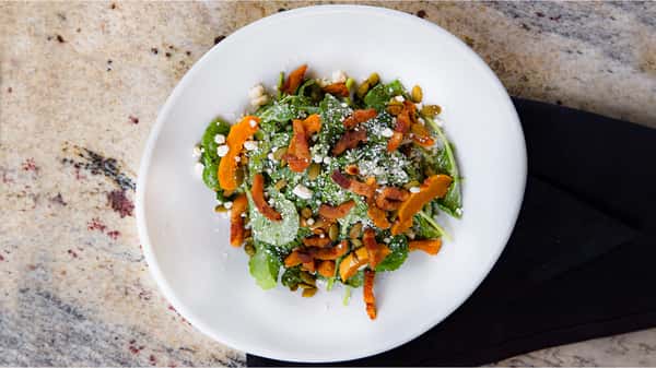 Lacinato Kale & Roasted Delicata Squash Salad