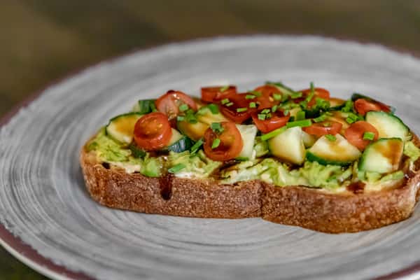 Whidbey Cuke Avocado Toast