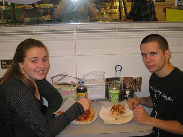 A man and a women posing for a picture