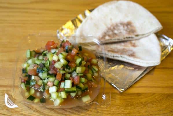 Zam Zam Salad with Pita