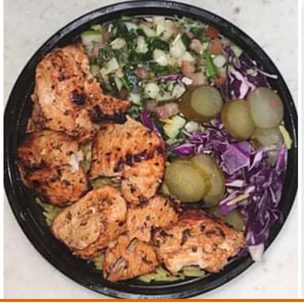 Chicken Shish Kababs Bowl