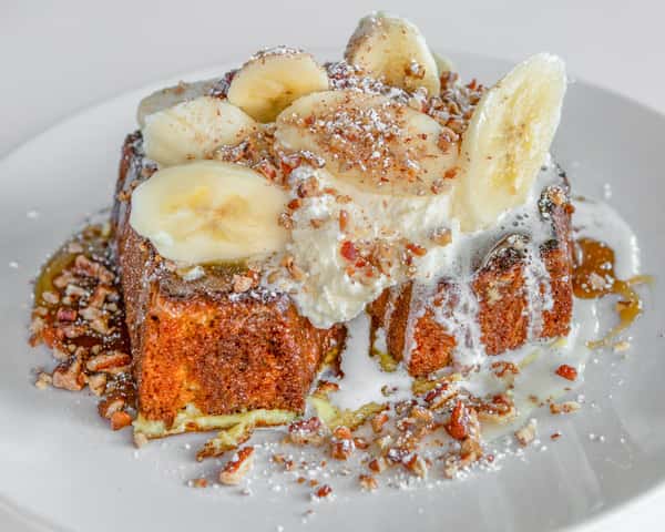 -Bananas Foster French Toast-