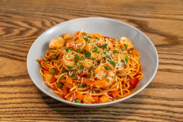 Seafood Pasta Mussel, Scallop, Shrimp