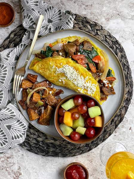 Grecian Omlette Brunch