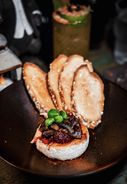 Grilled Brie Cheese APP