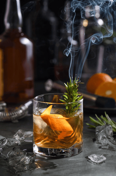smoked old fashioned