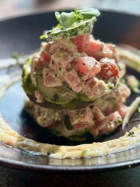 Ahi Tuna Tostadas