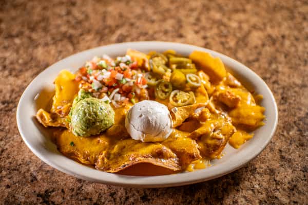 Bean and Cheese Nachos