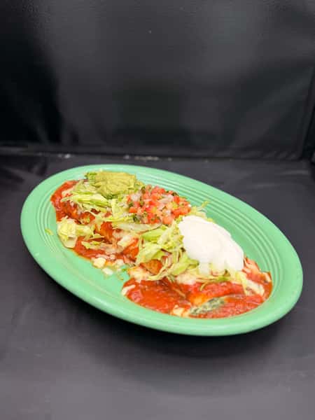 Chicken Spinach Cream Burrito