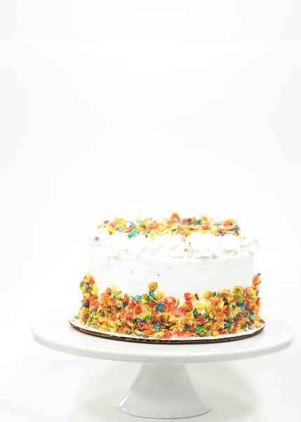 Fruity Pebble Ice Cream Cake