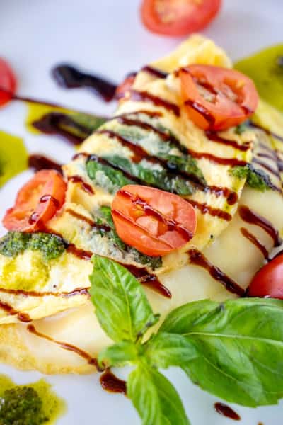 Caprese Omelette